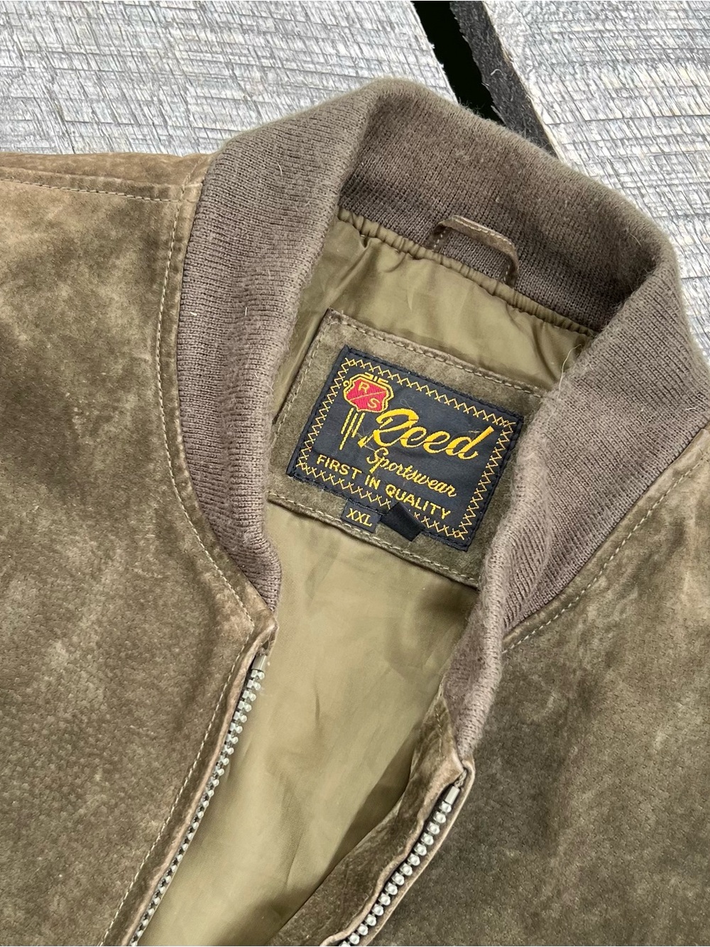 Vintage Reed Leather Bomber Jacket - Picture 3 of 5